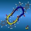 Ribbon Models of Cyclopeptides